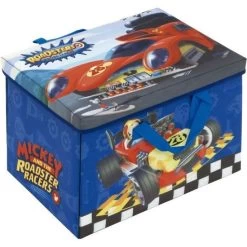 DISNEY Boite De Rangement Et Tapis De Jeu 2 En 1 Mickey Mousse