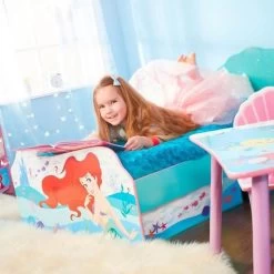 DISNEY PRINCESSES Ariel Lit Avec Espace De Rangement Sous Le Lit -Boutique de soldes Disney disney princesses ariel lit avec espace de rangement sous le lit 5013138669600 453150