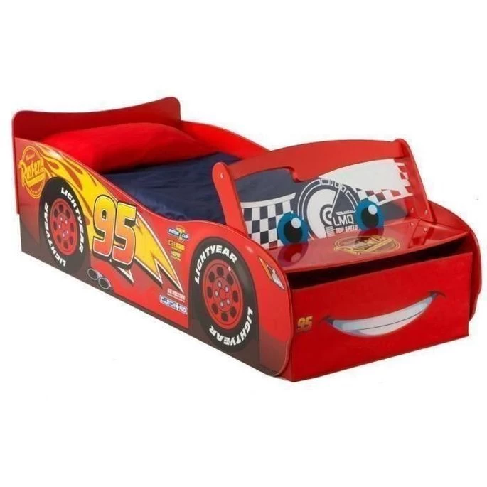 Disney Lit Enfant Flash McQueen Avec Rangement 70 X 140 Cm Abel 3 Disney Lit Enfant Flash McQueen Avec Rangement 70 X 140 Cm Abel