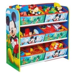 Disney MICKEY ET SES AMIS - Meuble De Rangement Pour Chambre D'enfant Avec 6 Bacs -Boutique de soldes Disney mickey et ses amis meuble de rangement pour chambre d enfant avec 6 bacs 5013138662960 496980
