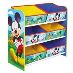 Disney MICKEY ET SES AMIS - Meuble De Rangement Pour Chambre D'enfant Avec 6 Bacs -Boutique de soldes Disney mickey et ses amis meuble de rangement pour chambre d enfant avec 6 bacs 5013138662960 496982