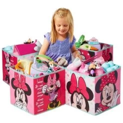 Disney MINNIE Lot De 4 Cubes De Rangement Et Décoratifs -Boutique de soldes Disney minnie lot de 4 cubes de rangement et decoratifs 5013138670811 1011170